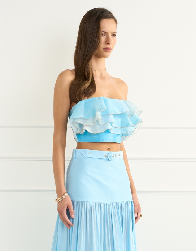 Aqua Blu Australia - Campanilla Delia Cropped Top