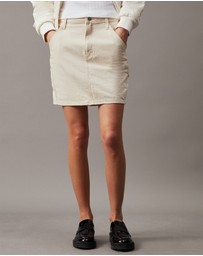 Calvin Klein Jeans - High Rise Denim Mini Skirt