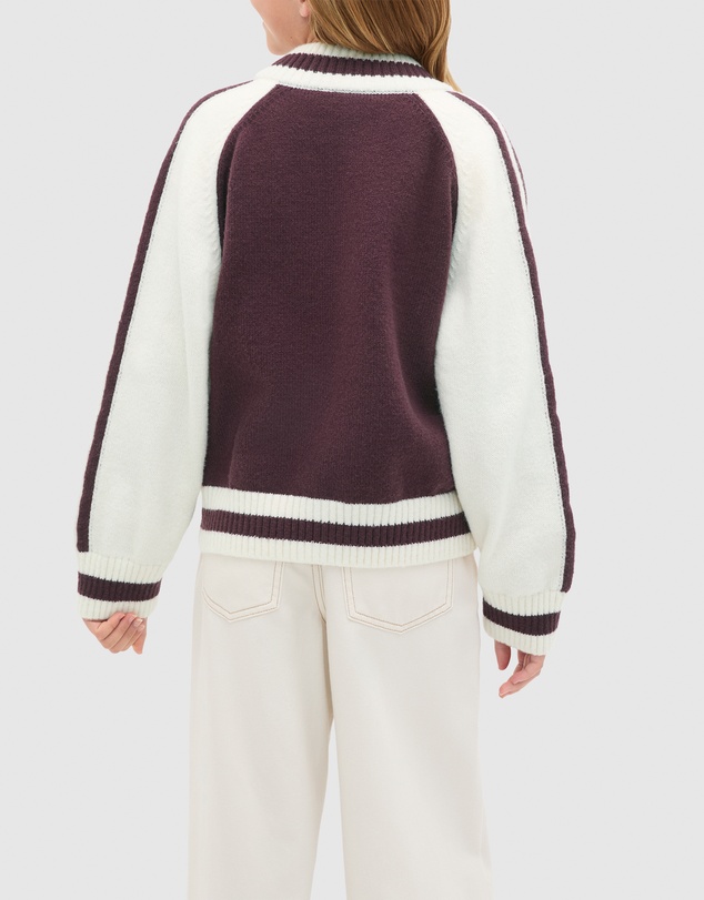 Seed Heritage - Zip Up Knit Bomber - Teen