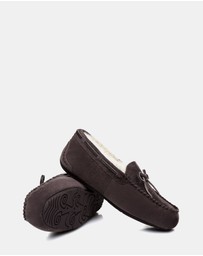 EVERAU - EverAU Ugg Miracle Moccasin Leather Upper Moccasins