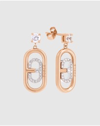 Furla - Ooh Rose Gold-Tone Earrings