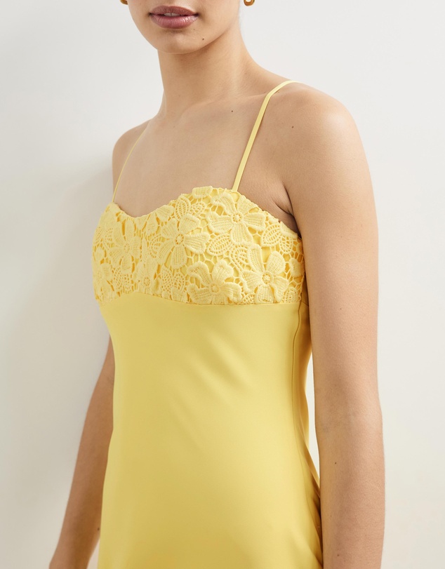 Lover - Pippa Lace Bodice Midi Dress