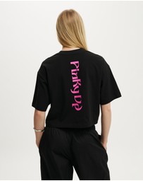 Cotton On - Lcn Cropped Boxy Graphic Tee