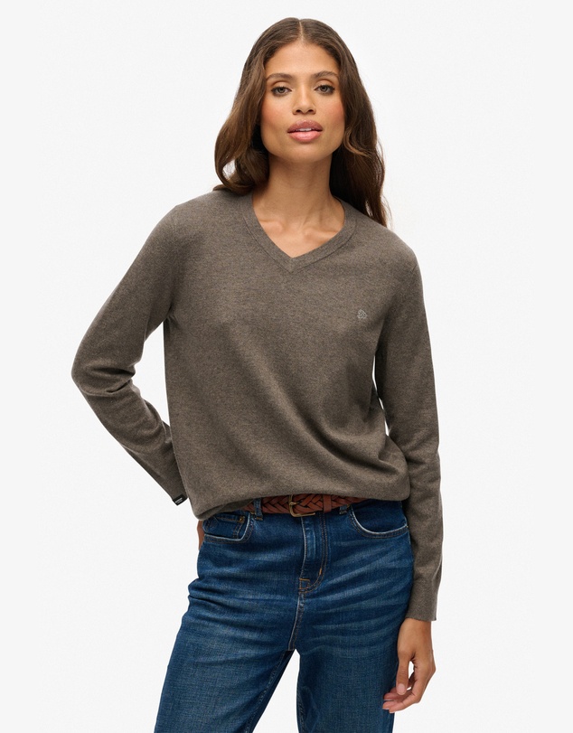Superdry - Classic V Neck Slim Fit Jumper