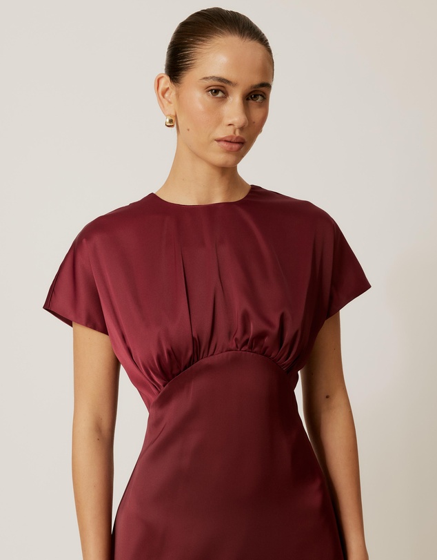 Tussah - Reena Satin Midi Dress