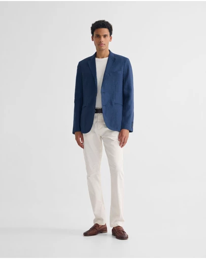 Oxford - 3 Button Linen Milton Blazer