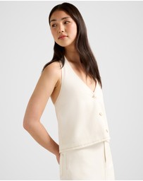 Forever New - Frankie Denim Halter Neck Top