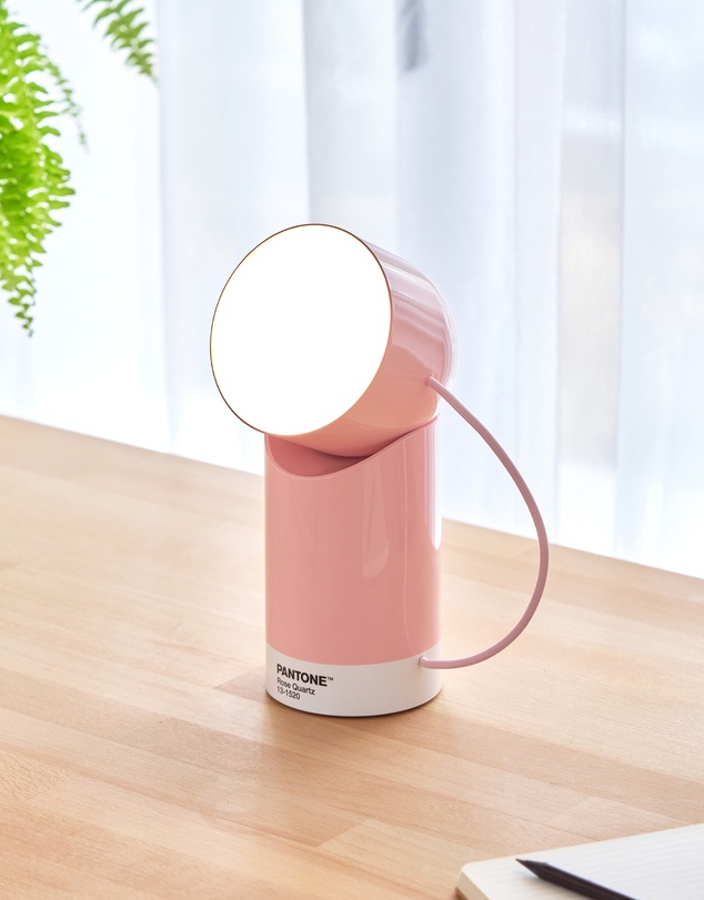 Lexon - Lexon Orbe Portable Led Lamp With Moving Head PANTONE - Rose Pink