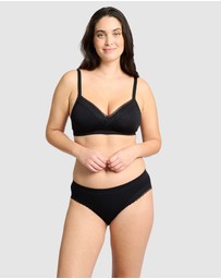 Sans Complexe - Agathe Comfortable Padded Wirefree Bra with Lace