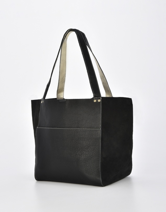 Cobb & Co - Phoenix Suede & Metallic Contrast Tote