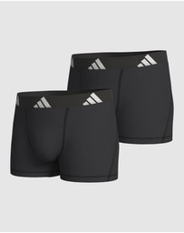 adidas Sportswear - 2 Pack Active Flex Cotton Trunk Underwear