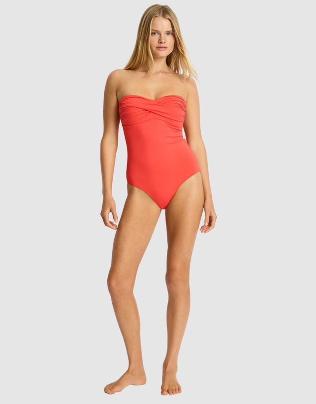 Sea Level Australia - Essentials Edit Twist Bandeau One Piece