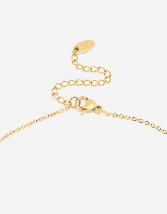 Lovisa - Waterproof Gold Plated Stainless Steel Small Bean Pendant Necklace