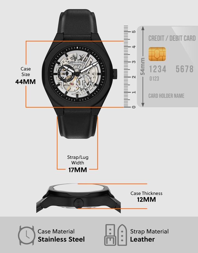 Armani Exchange - Black Chronograph Watch