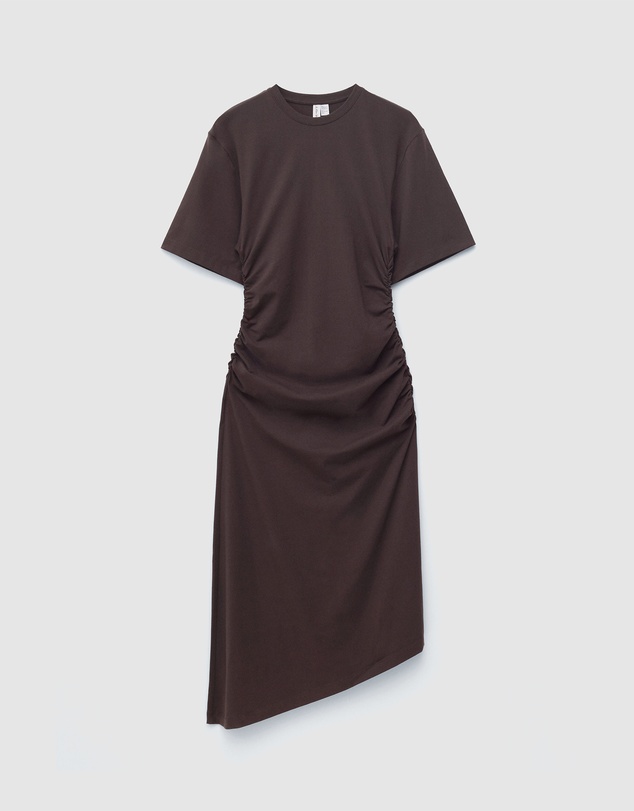 & Other Stories - Asymmetric Midi T-Shirt Dress