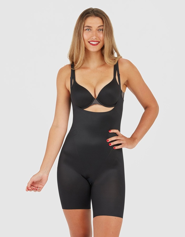 Spanx - SPANXshape™ Invisible Open-Bust Mid-Thigh Bodysuit