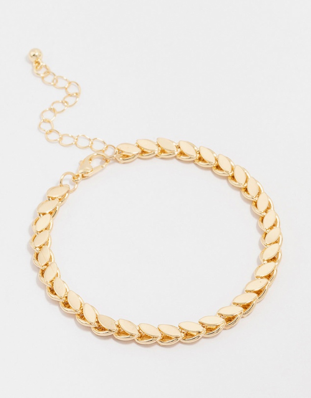 Lovisa - Gold Plated Brass Risoni Chain Bracelet