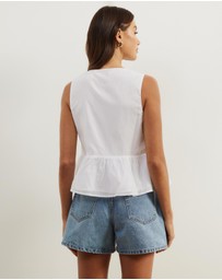 Atmos&Here - Tilly Peplum Shift Top