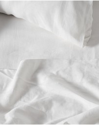 Linen House - Nimes Pure Linen Flat Sheet