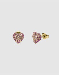 Ted Baker - Adoraa Crystal Sweetheart Stud Earrings