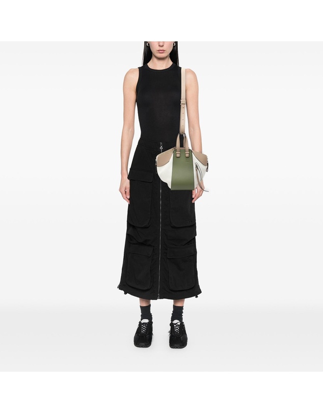 Pre-Loved by Azura Reborn - Pre-Loved Small Tricolor Soft Grained Calfskin Hammock Bag