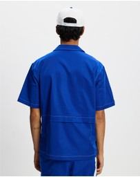 Malbon - Menton Nylon Camp Collar Shirt
