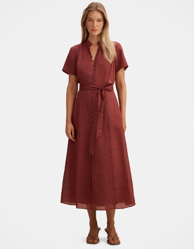 Forever New - Therese Short Sleeves Midi Dress