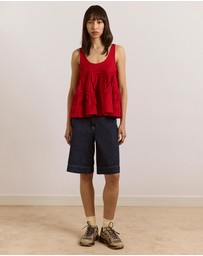 Damson Madder - Stella Ruffle Cami