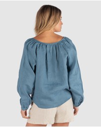 CAMIXA - Poem Linen Blouse
