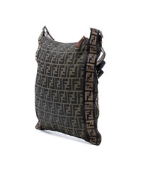 Pre-Loved by Azura Reborn - Pre-Loved Zucca Canvas FF Flat Messenger Bag