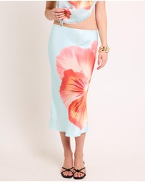 Alice In The Eve - Faye Slip Midi Skirt