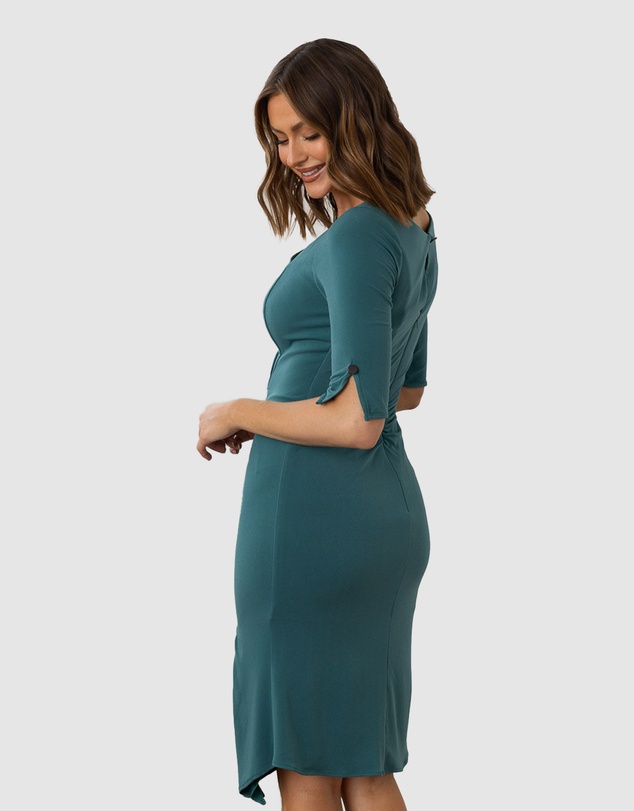 Tania Olsen Designs - Patricia Asymmetric Neckline Dress