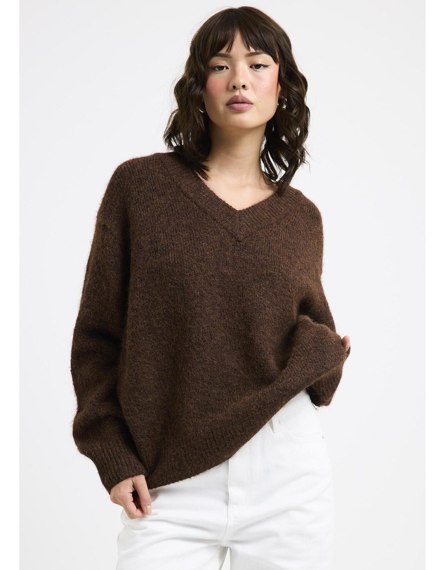 Subtitled - Grace V Neck Knit Jumper