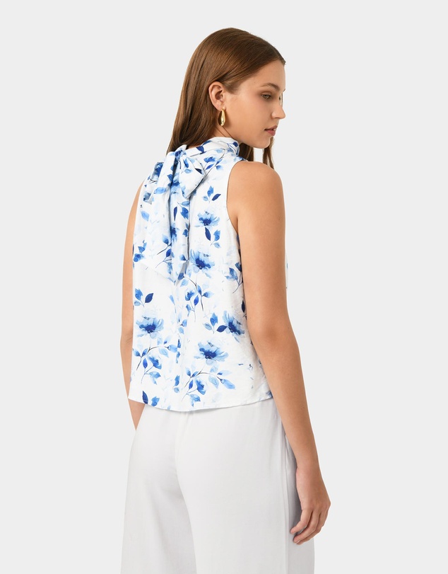 Forcast - Tessie Halter Tie Top