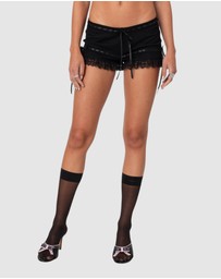 EDIKTED - Marielle Ribbon Shorts