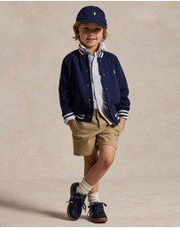 Polo Ralph Lauren - Fleece Baseball Jacket - Kids - The Iconic Exclusive