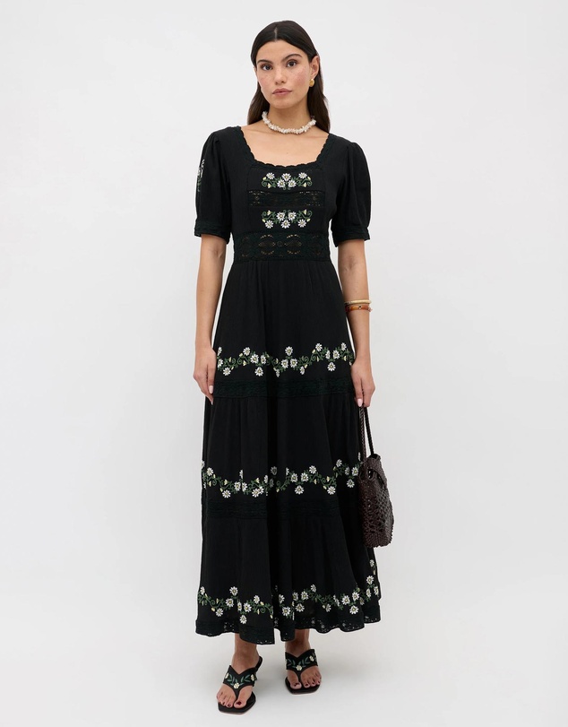 Rixo - Philippa Dress Lilia Embroidery