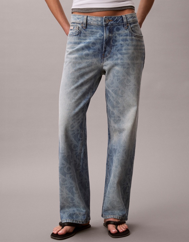 Calvin Klein Jeans - Allover Monogram 90s Straight Jeans