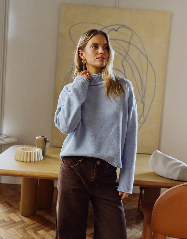 Ceres Life - Finley Funnel Neck Knit