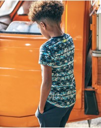 B.Nosy - Organic Palm Print T-Shirt - Kids-Teens