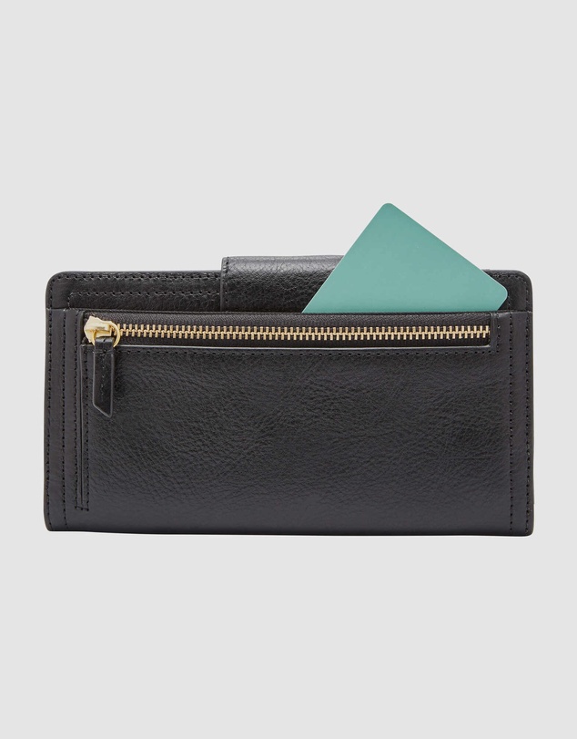 Fossil - Logan Black Tab Clutch