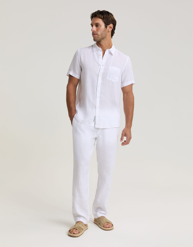 Sportscraft - Short Sleeve Linen Shirt