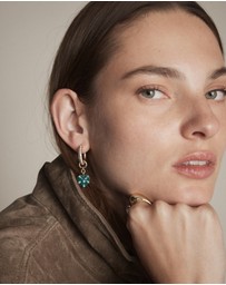 MIMCO - Talisman Charm Hoop Earrings