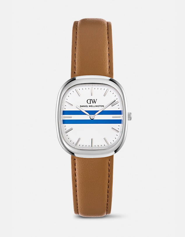 Daniel Wellington - Cort 30x38mm Leather White Blue