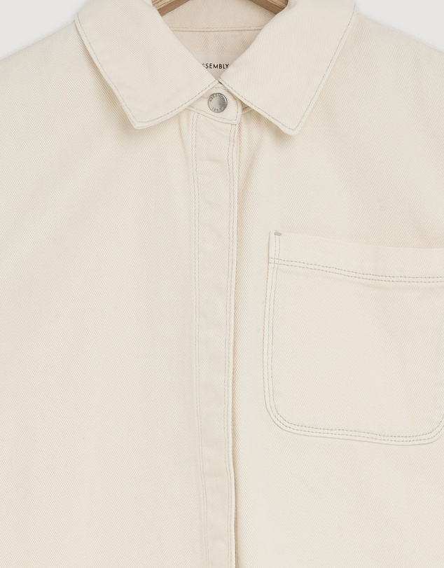Revibe - Repaired Assembly Label Cotton Short Sleeve Shirt