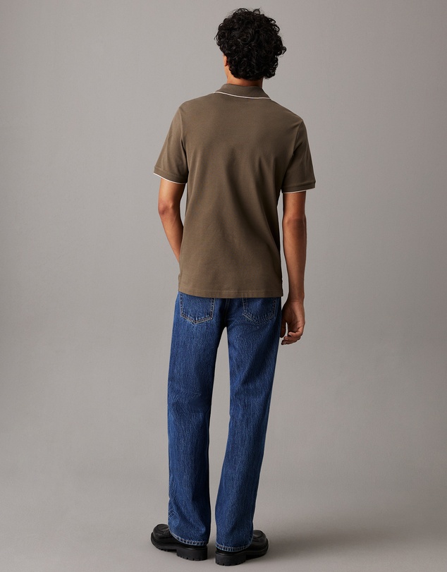 Calvin Klein - Slim Cotton Pique Polo Shirt