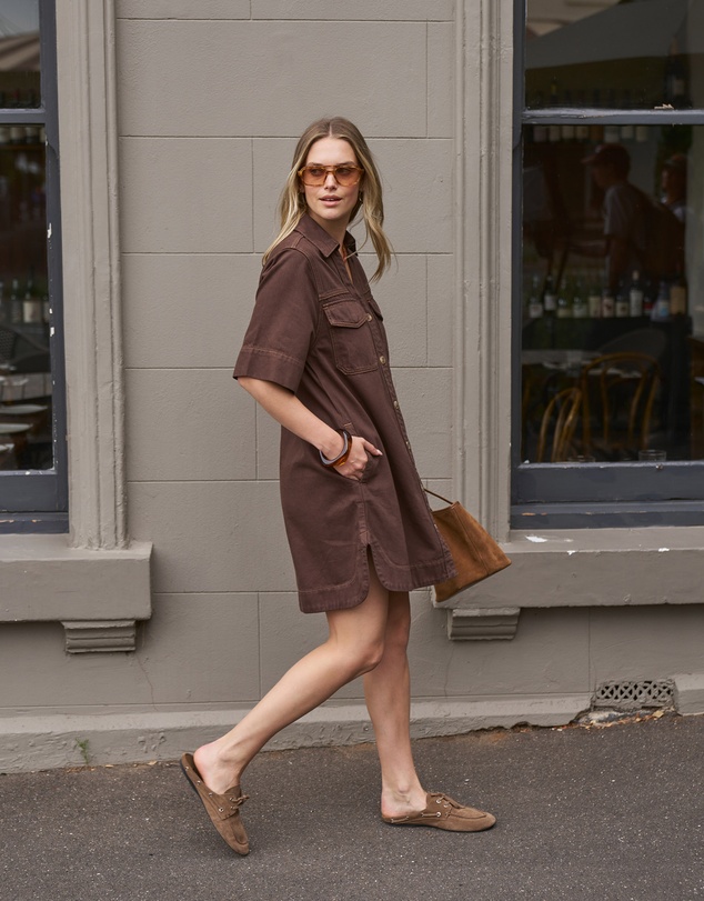 Ceres Life - Bonnie Relaxed Shirt Dress