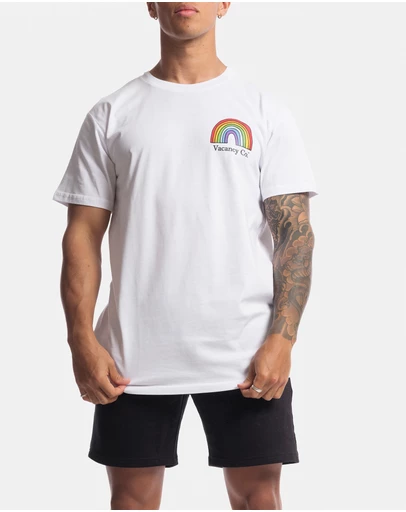 Vacancy Co - Hand-drawn Rainbow Tee