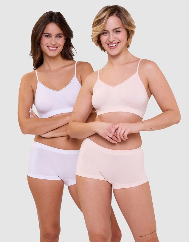Billet Doux - Zen Attitude Seamless Underwear Shorty - 2 Pack
