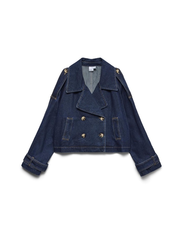Vero Moda - Lelou Cropped Denim Jacket
